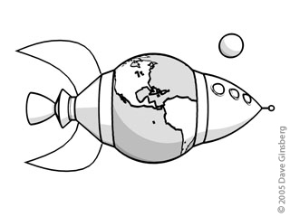 Spaceship Earth - Copyright &copy; Dave Ginsberg